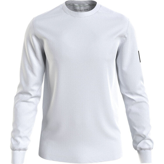 CALVIN KLEIN JEANS Badge Waffle long sleeve T-shirt