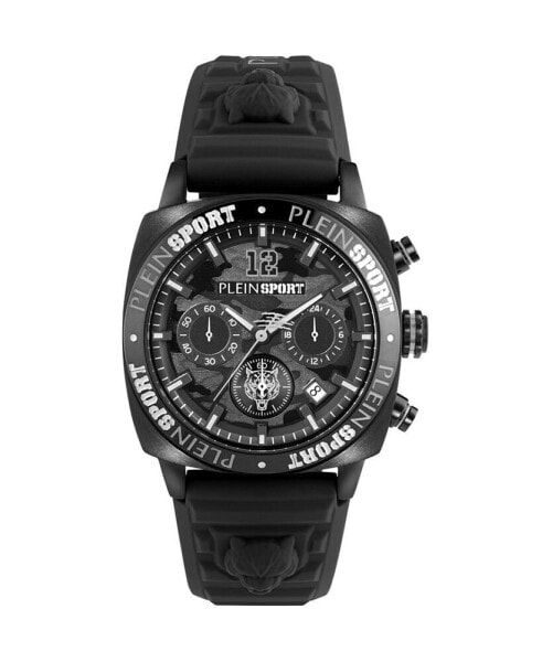 Часы и аксессуары Plein Sport Мужские наручные часы Wildcat Black Silicone Strap 40мм