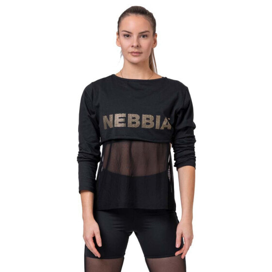 NEBBIA Intense Mesh long sleeve T-shirt