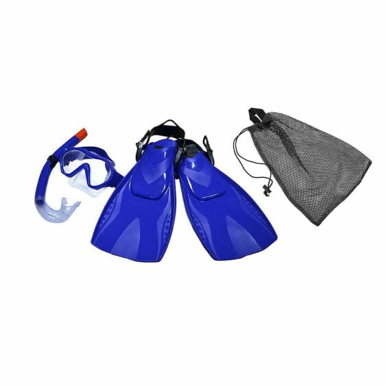 Diving Goggles with Snorkle and Fins Eqsi Adults