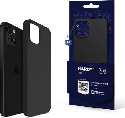 3MK Etui Hardy Silicone MagCase Graphite Apple iPhone 15 Pro