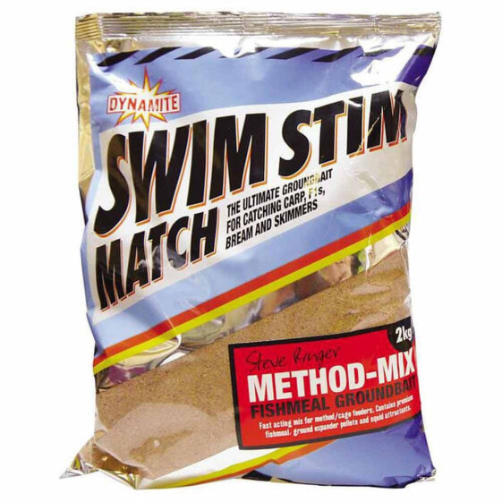 Прикормка натуральная Dynamite Baits Swim Stim Match Method Mix Natural Bait 2kg