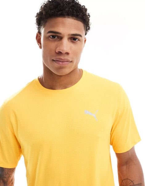 Puma Run Favourite Velocity t-shirt in sun stream