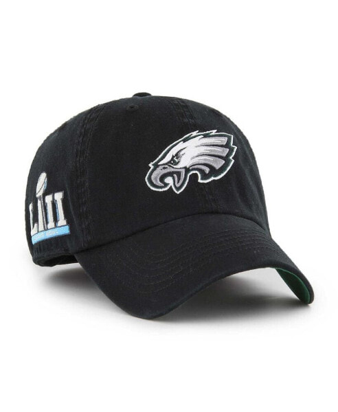 Men's Black Philadelphia Eagles Sure Shot Franchise Fitted Hat