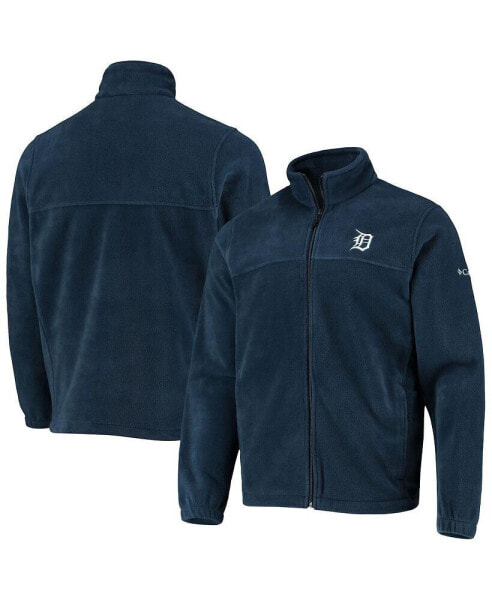 Men's Navy Detroit Tigers Full-Zip Flanker Jacket