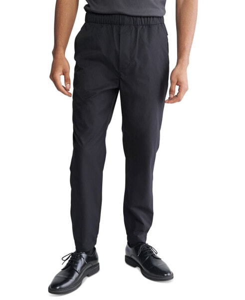 Men's Tech Slim-Fit Solid Drawstring Pants
