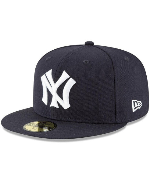 Men's Navy New York Yankees Cooperstown Collection Wool 59FIFTY Fitted Hat