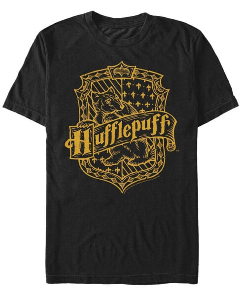 Men's Hufflepuff Crest Short Sleeve Crew T-shirt