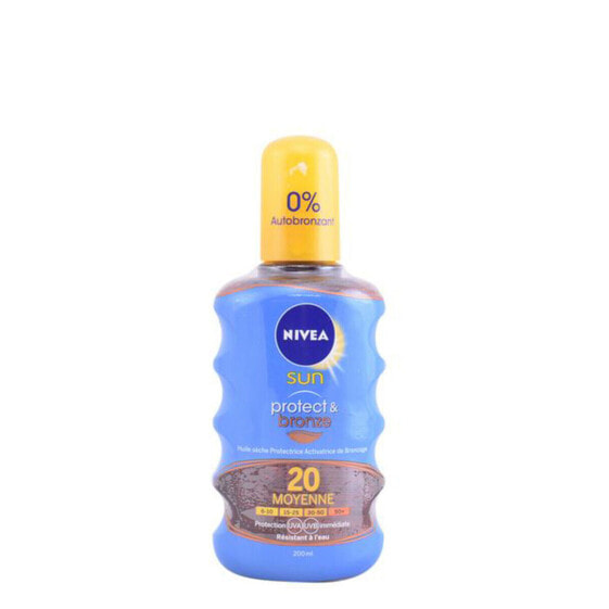 Масло для загара Nivea Protect & Bronze 200 ml Spf 20 Spray