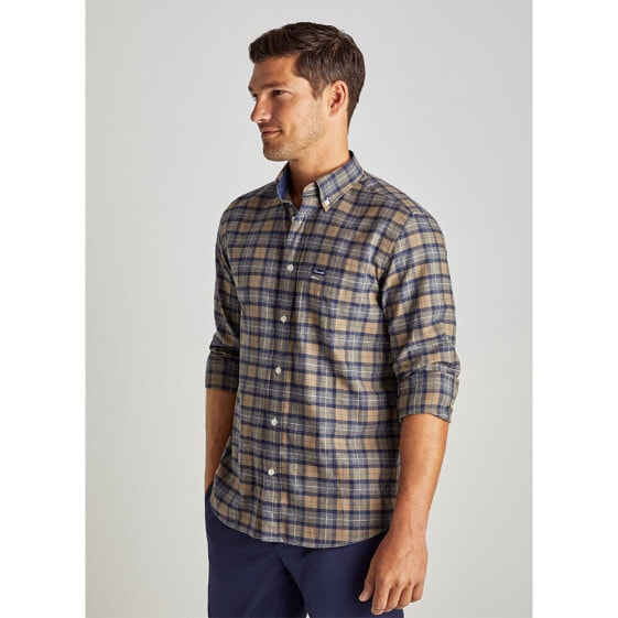 FAÇONNABLE Clb Bd Flannel Ck long sleeve shirt