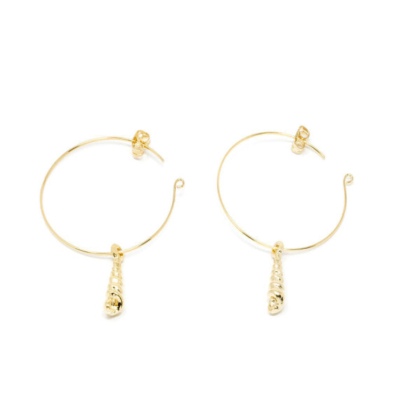 AGULLA earrings #gold glitter 1 u
