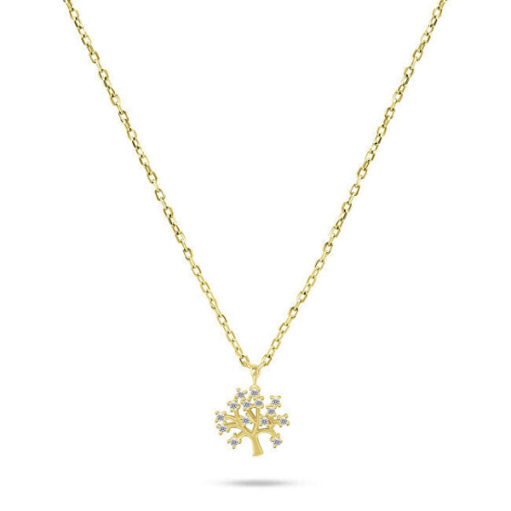 Charming Gold Plated Tree of Life Necklace NCL104Y