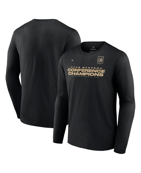 Men's Black LAFC 2022 MLS Western Conference Champions Locker Room Long Sleeve T-shirt