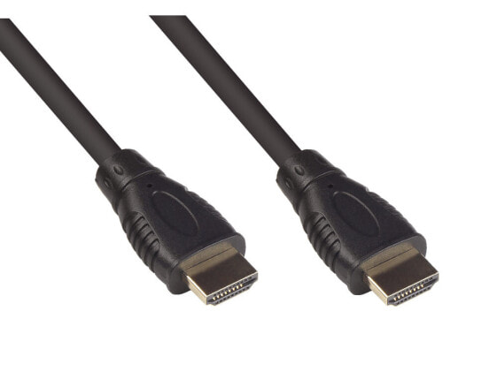 Шнур HDMI 2.0b, 4K / UHD @60Гц, 18 Гбит/с, позолоченные контакты, черный, 5м, GOOD CONNECTIONS®