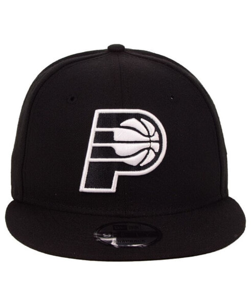 Indiana Pacers Black White 9FIFTY Snapback Cap