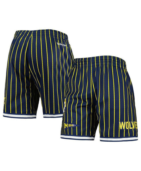 Men's Navy Michigan Wolverines City Collection Mesh Shorts