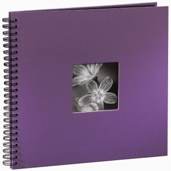 Hama "Fine Art" Spiral Album - purple - 34x32/50 - Purple - 10 x 15 - 13 x 18 - 340 mm - 320 mm