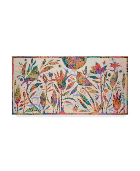 Sue Davis Summer Magic Abstract Modern Canvas Art - 20" x 25"
