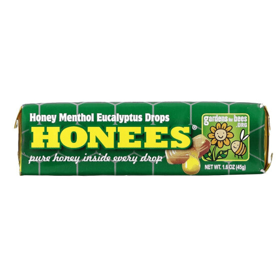 Honey Menthol Eucalyptus Drops, 1.6 oz (45 g)