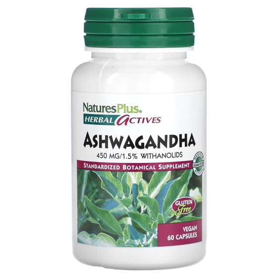 Herbal Actives, Ashwagandha, 450 mg, 60 Capsules