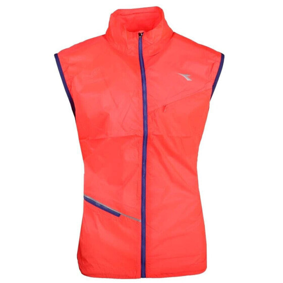 Diadora Full Zip Vest Mens Size M Casual Athletic Outerwear 174986-97043