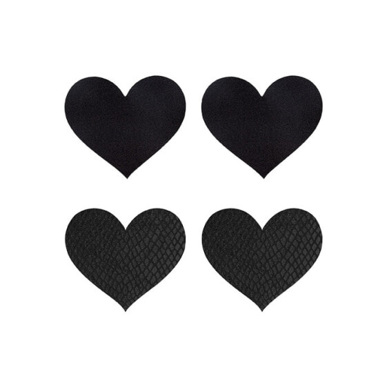 Classic Black Hearts, 2 Paar