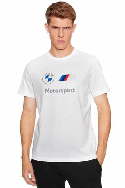 BMW M Sport Erkek Tişört 612314-02 BEYAZ