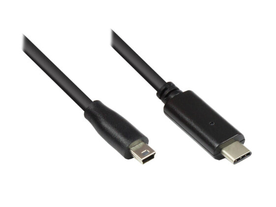 Good Connections 3310-CM010 - 1 m - USB C - Mini-USB B - USB 2.0 - Male/Male - Black