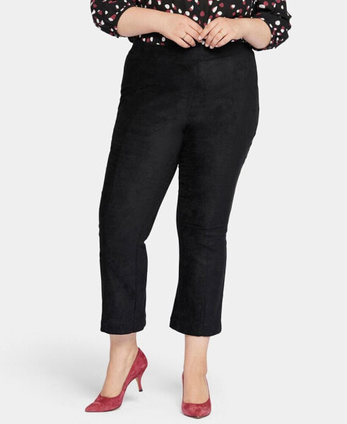 Plus Size Slim Bootcut Pull-On Pants