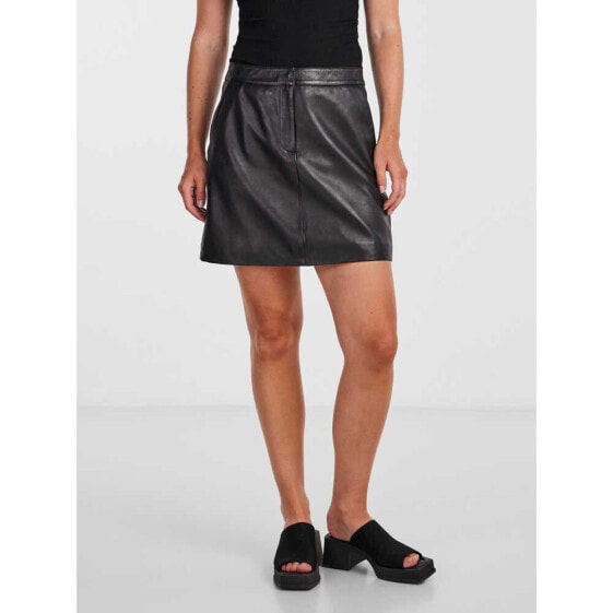 YAS Lyma high waist short skirt