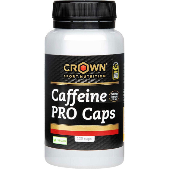 CROWN SPORT NUTRITION Caffeine PRO Caps 120 Units