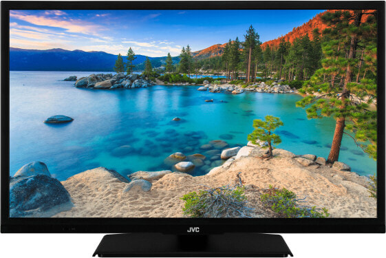 JVC LT-24VH5156 - 61 cm (24") - 1366 x 768 pixels - Smart TV - Wi-Fi - DVB-C - DVB-S2 - DVB-T2 - Black