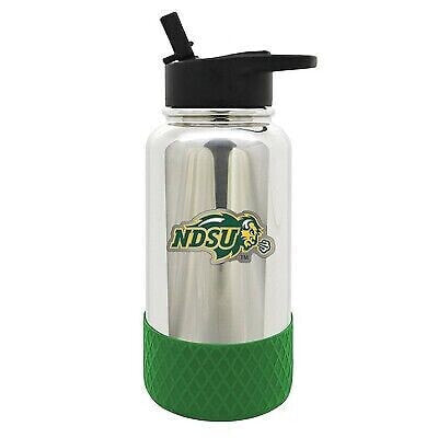 NCAA North Dakota State Bison 32oz Chrome Thirst Hydration Water Bottle