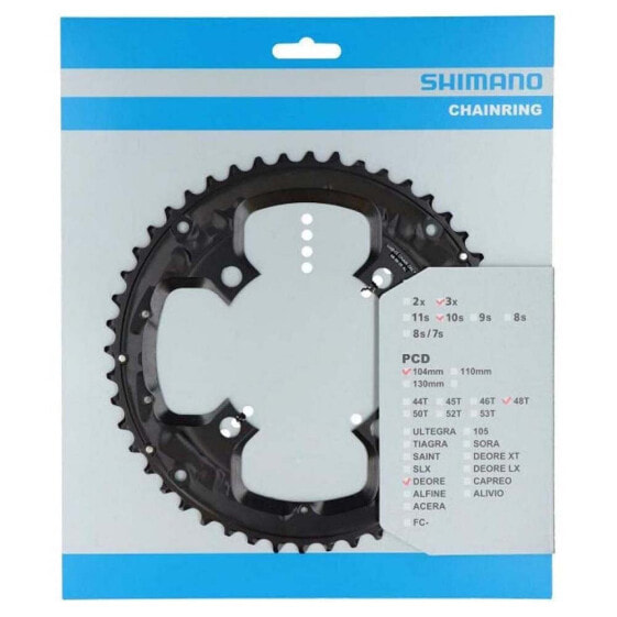 Звезда для велосипеда Shimano Deore T6010 48T 104 BCD