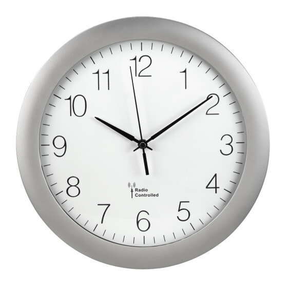 Часы настенные Hama PG-300 - AA Mignon - Silver - Plastic - Glass - 52 мм - 500 г