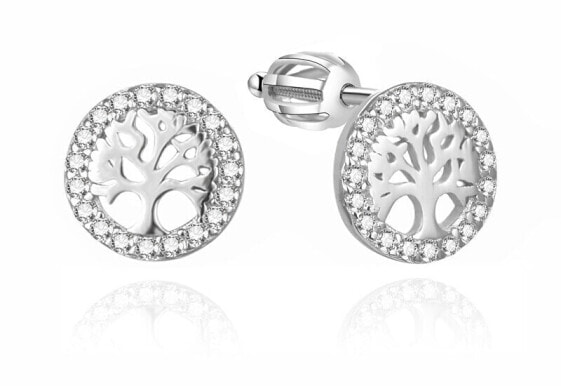 Silver earrings Tree of Life AGUP3545S