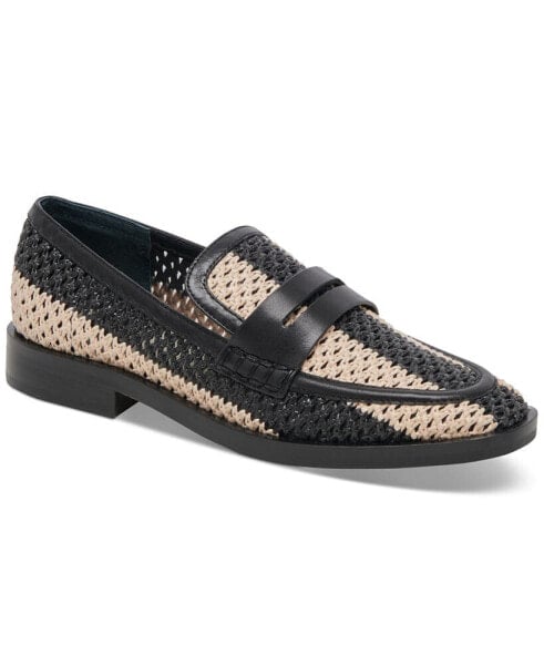 Women's Halley Tailored Raffia Loafer Flats