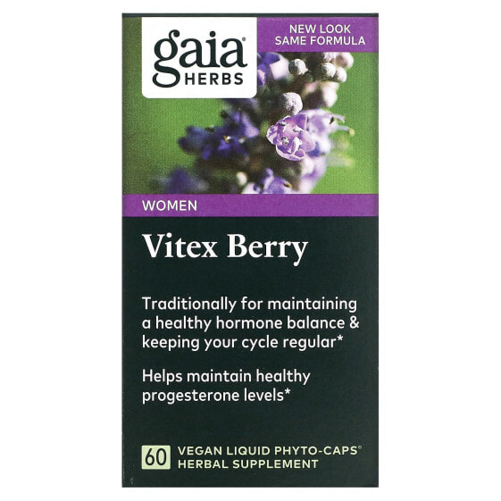 Vitex Berry for Women, 60 Vegan Liquid Phyto-Caps