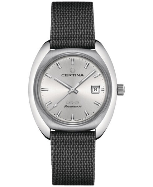 Men's Swiss Automatic DS-2 Gray Synthetic Strap Watch 40mm