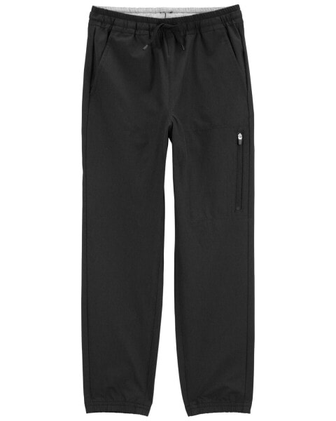 Kid Drawstring Active Stretch Joggers 4