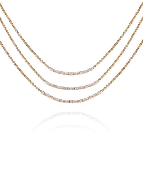 Vince Camuto gold-Tone Multi Layered Necklace