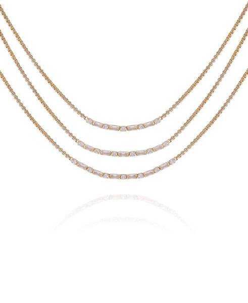 Gold-Tone Multi Layered Necklace