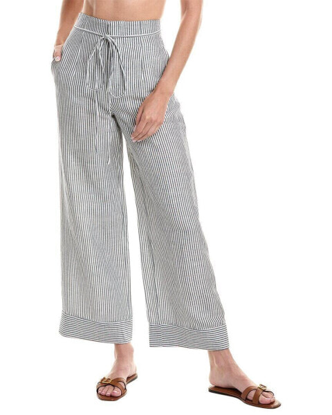 Onia Air Linen-Blend Paperbag Trouser Women's 2