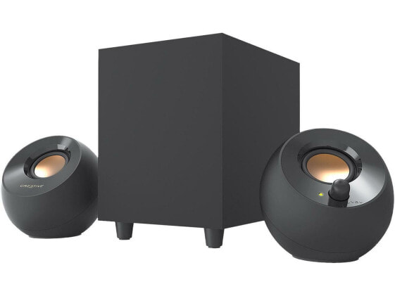 Creative Pebble Plus 2.1 USB-Powered Desktop Speakers with Powerful Down-Firing