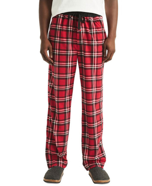 Men's Classic-Fit Plaid Fleece Pajama Pants