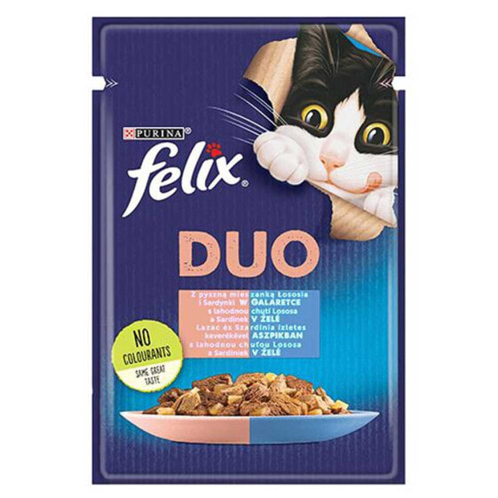 PURINA NESTLE Fantastic Duo With Salmon And Sardine Jelly 85g Wet Cat Food