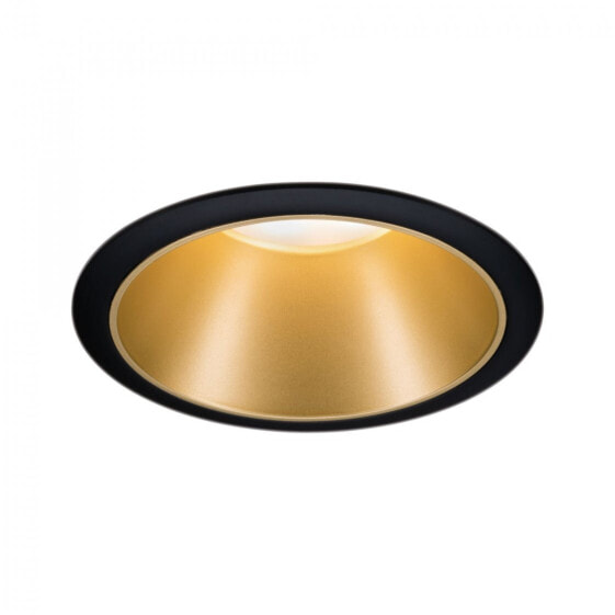 PAULMANN Cole - Recessed lighting spot - GU10 - 1 bulb(s) - LED - 10 W - Black - Gold