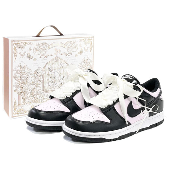 【定制球鞋】Nike Dunk Low 初一文化 芭蕾女孩系列 少女芭蕾 特殊礼盒 清新干净 高级 绑带 珍珠 低帮板鞋 / Кроссовки Nike Dunk Low CW1590-100