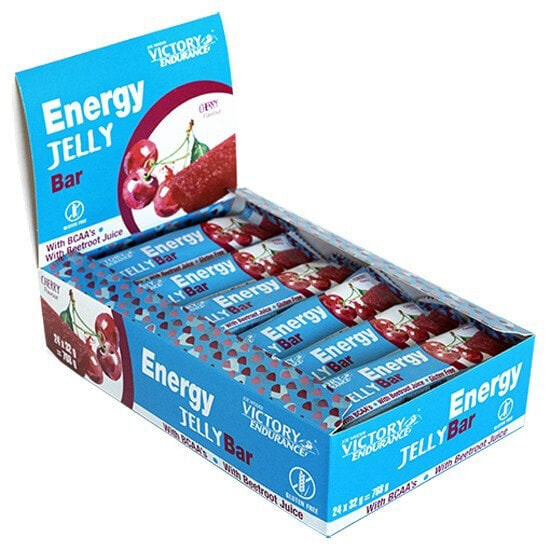 VICTORY ENDURANCE Jelly 32g 24 Units Cherry Energy Bars Box