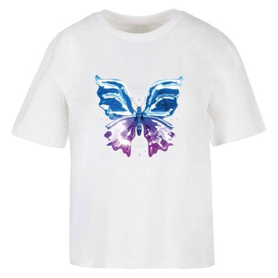 MISS TEE Chromed Butterfly short sleeve T-shirt